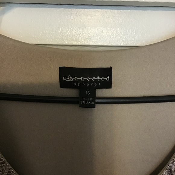 Connected Apparel Women's Metallic Dress - Picture 3 of 3